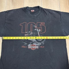 Vintage Harley-Davidson 105th Anniversary T-Shirt Palm Beach Florida Black 2008