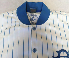 Vintage Bad Boy Brand Baseball Jersey L 1993 Pinstripe Snap Button Shirt Hip Hop
