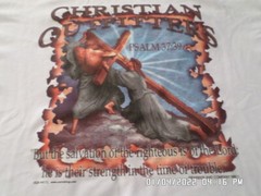 NEW Religious T-Shirt: Jesus Carrying Cross Psalm 37:39 (LOTS of Colors & Sizes)