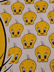 Vintage 1993 Tweety Bird Shirt All Over Print Double Sided Single Stitch Large