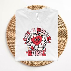 Cupid’s Favorite Nurse Shirt, Heart Nurse T-Shirt, Nurse Gift, Nurse Tee, Heart