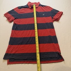 American Eagle Athletic Fit Men’s Small Blue and Red Short Sleeve Shirt
