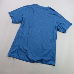 Patagonia Shirt Mens Medium Short Sleeve Blue Crew Neck Casual Outdoors