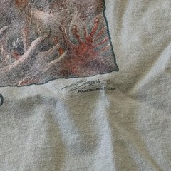 Vintage 90s Moosin’ Around Nature Art Shirt XL Funny Earthy