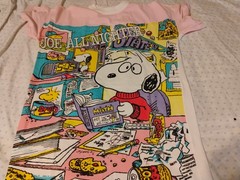 Lot of 9 Vintage T Shirt Bundle Snoopy Sleep graphic tee Small To Medium