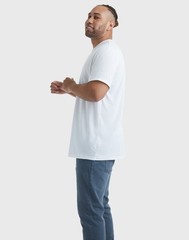 Hanes Men’s T-Shirt Big & Tall Tri-Blend Short Sleeve Originals Crew sz LT-3XL T