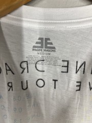 Imagine Dragons Evolve Tour 2018 Vintage T-Shirt Medium – White Concert Tee