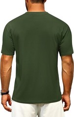 Men’s Cotton Drop Shoulder T Shirt Loose Fit Soft Casual Short Sleeve Summer Tee