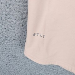 BYLT Drop Cut Lux T-Shirt Mens Medium Stretch Lightweight Short Sleeve Pullover