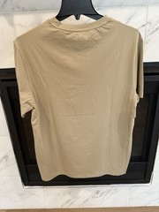 Kenneth Cole Small Moab Active Tech T-Shirt Tan Stretch $49