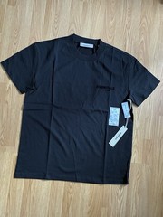 Essentials Fear of God Black Logo Cotton Jersey Crewneck Short Sleeve T-Shirt M