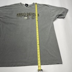 Harley Davidson Tee Shirt Mens 2XL Green Birmingham AL Sloss Furnaces Eagle Y2K