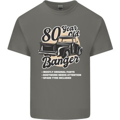 80 Year Old Banger Birthday 80th year Old Mens Light Cotton T-Shirt
