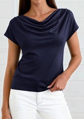 Womens Tops Dressy Casual Clothing 2026 Summer Cowl Neck Short Sleeve Blouses…