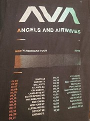 Angels And Airwaves Band Tee Tom Delonge 2019 Tour Concert Blink 182 Alt Rock M