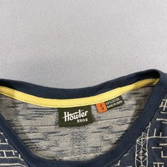 Howler Bros Shirt Mens Small Blue Geometric Pattern Surf Beach Graphic
