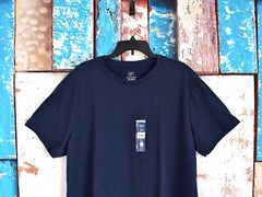 Men’s George T-Shirt Crewneck Short Sleeve Tee 2XLARGE Dark Navy NEW