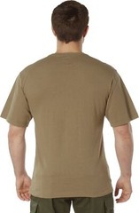 Rothco Coyote Brown AR 670-1 Full Comfort Fit T-Shirt Polyester Cotton Army Tee