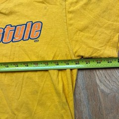 Vintage free style Steve-barry-s Men’s Yellow T-shirt