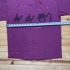 Vintage 80s 90s Rajasthan India Camel Thar Desert Tourist AOP Souvenir Shirt XL