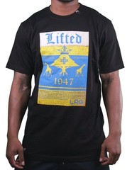 LRG Men’s White or Black Lifted Ice Cold Mexican Beer Crown T-Shirt Small NWT