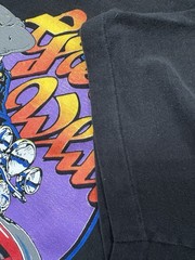 Vintage Great White 1997 US Tour Black T Shirt Size M/L Shark Motorcycle Single
