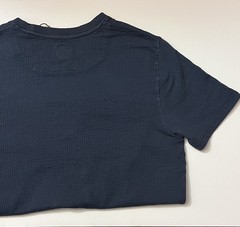 Common People T Shirt Men’s XL Ottoman Texture navy blue Short Sleeve NWT S