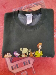 VINTAGE MEN SWEATSHIRT 1999 WARNER BROS STUDIO STORE CARTOON NETWORK MADE IN US