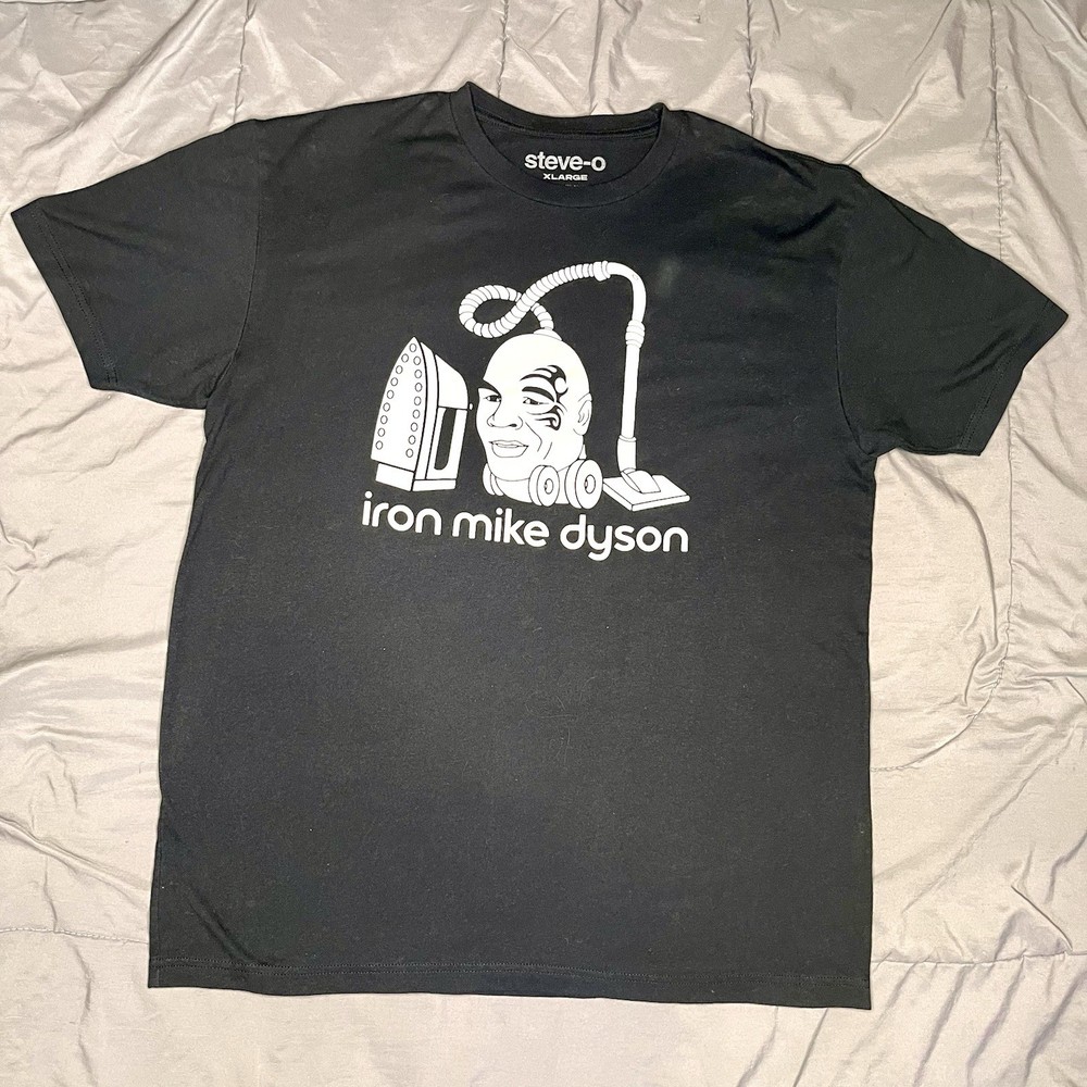 Iron Mike Dyson – Steve O & Mike Tyson – XL Vintage Men’s T Shirt