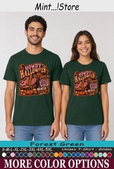 Howdy Halloween Shirt, Western Haunted Motel Pumpkin Tee