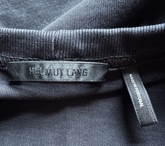 Helmut Lang Men’s Societas Graphic Long Sleeve Crewneck Shirt In Black Size XL