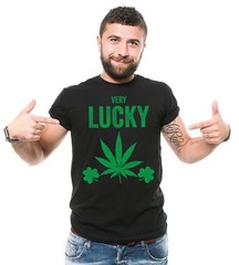 Very Lucky Irish Marijuana 420 Weed Shirt St. Patricks Day Shirt Weed lover gift