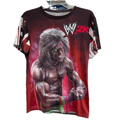 3 WWE Ultimate Warrior Shirts Preowned Size Medium Wrestlemania wwf aew roh wcw