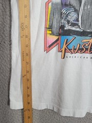 John Galt Racing Shirt Mens Large White Kustom Club American Rally Muscle Cars