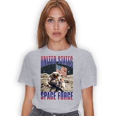 United States Space Force T-Shirt – Space Military Astronaut Graphic Tee