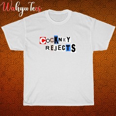COCKNEY REJECTS Logo Black/Grey/Navy/White Size S-5XL Unisex T-Shirt