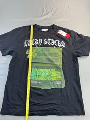 Headgear Classics Men’s T-Shirt Lucky Slacks Graphic Print Size Large Tee NEW
