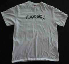 GUC Supreme Handstyle Short Sleeve Tee SS22 White Large L Spring/Summer 2022
