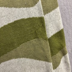 Mr P. Porter T Shirt Mens Large Green Knit Wavy Pattern Short Sleeve Italy
