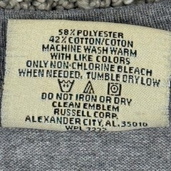 Russell Athletic T-Shirt Mens Size M Grey Pro Cotton V-Stitch Jock Tag Vintage