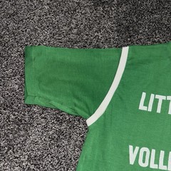 Vintage 70s Jersey Shirt XS USA Volleyball School Grunge 90s Single Stitch