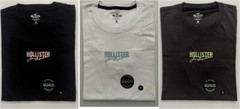 Hollister Men’s Glow-In-The-Dark Graphic T-Shirt Curved Hem Logo Tee XS S M L XL