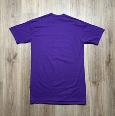 VINTAGE Welcome To Night Purple Space Galaxy Long Sleeve T-Shirt Size OSFA