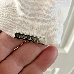 Represent Racing Team Men’s White T Shirt with Eagle on chest Size Medium