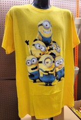 MINIONS Despicable Me Minions Adult T-Shirt Yellow NEW Large XL or 2X