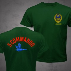 5 Commando Wild Geese Mercenary Unit Mad Mike Congo Military Army T-shirt