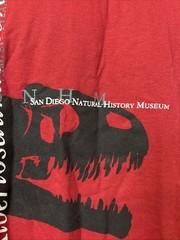 NWT Vintage San Diego Natural History Museum Shirt Size XL Mens Dinosaur Fossil