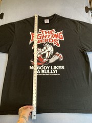 Shaka Wear Black T Shirt Mens 3XL Fighting Nerds Graphic Super Max Heavy Cotton