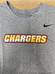 Camiseta Nike Los Angeles Chargers Manga Corta Franela Para Hombre Talla L