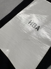 Hood By Air HBA Archive Vinyl Panel Long Sleeve Shirt Black L